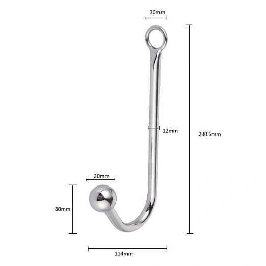 5334 Hook and Collar Cuffs Elegant Anal with Beaded 0826